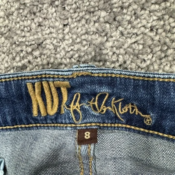 Kut from the Kloth Jeans Womens 8 Blue Katy Boyfriend Medium Wash Denim Casual - Picture 6 of 8